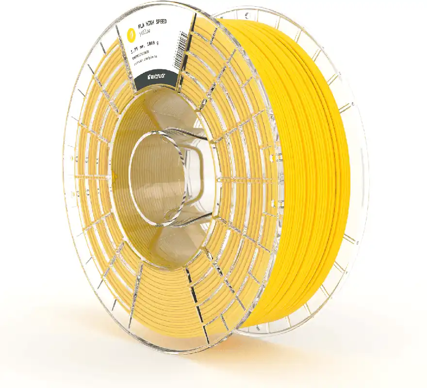 Vrácení Zdarma Extrudr PLA High Speed Yellow, 1,75 mm / 1000 g