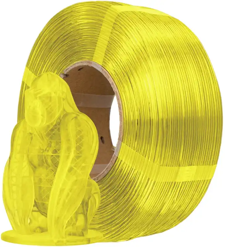 Omezená Nabídka AzureFilm PETG Hyper Speed Refill Yellow Transparent, 1,75 mm / 1000 g