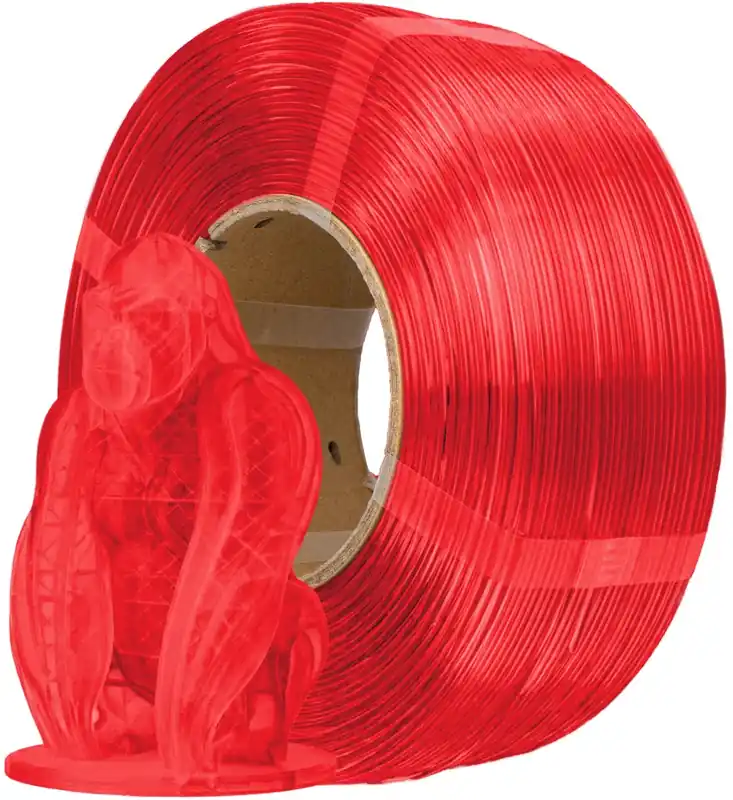 Sleva AzureFilm PETG Hyper Speed Refill Red Transparent, 1,75 mm / 1000 g