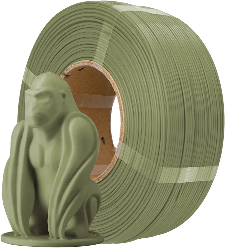 AzureFilm PLA Matte HS Refill Army Green, 1,75 mm / 1000 g Dokud Zásoby Vydrží
