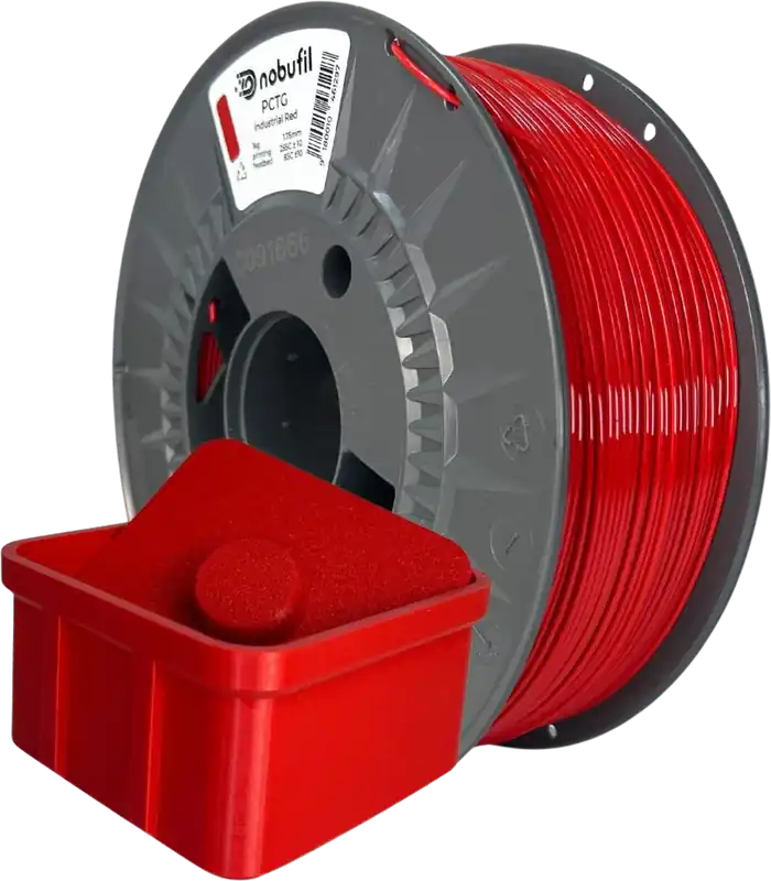 Nobufil PCTG Industrial Red, 1,75 mm / 1000 g Novinka