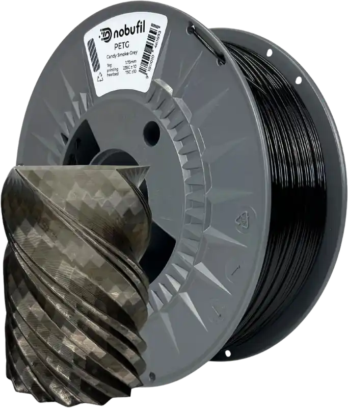 Nobufil PETG Candy Smoke Grey, 1,75 mm / 1000 g Časově Omezené
