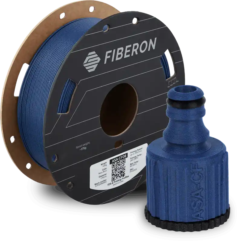 Polymaker Fiberon™ ASA-CF08 Navy Blue, 1,75 mm / 500 g Speciální Cena
