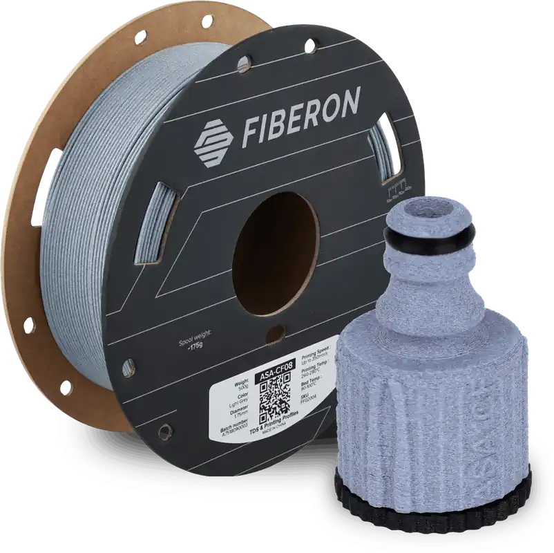 Polymaker Fiberon™ ASA-CF08 Light Grey, 1,75 mm / 500 g Kup Teď