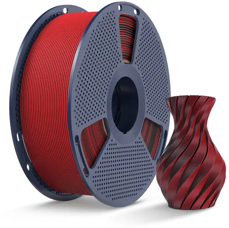 Bezpečná Platba SUNLU PLA Matte Dual Color Black Red, 1,75 mm / 1000 g