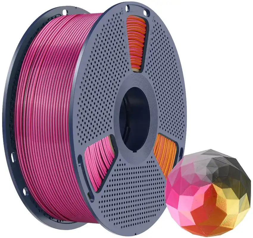 Speciální Cena SUNLU Silk PLA+ Forth-Color Black Grey Red Yellow, 1,75 mm / 1000 g