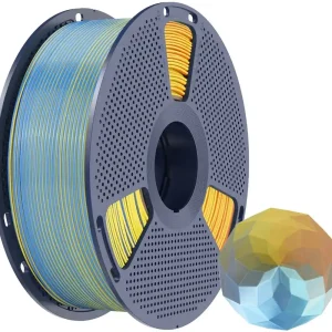 Objednat Nyní SUNLU Silk PLA+ Forth-Color Blue Purple Orange Yellow, 1,75 mm / 1000 g
