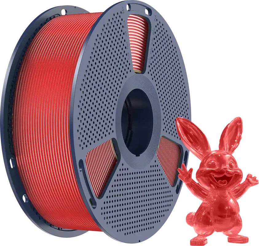 Ověřený SUNLU PVB Transparent Red, 1,75 mm / 1000 g