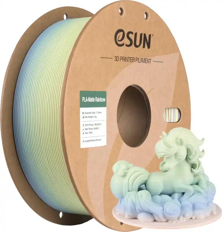 eSUN PLA-Matte Rainbow Blue Green Pink, 1,75 mm / 1000 g Kup Teď