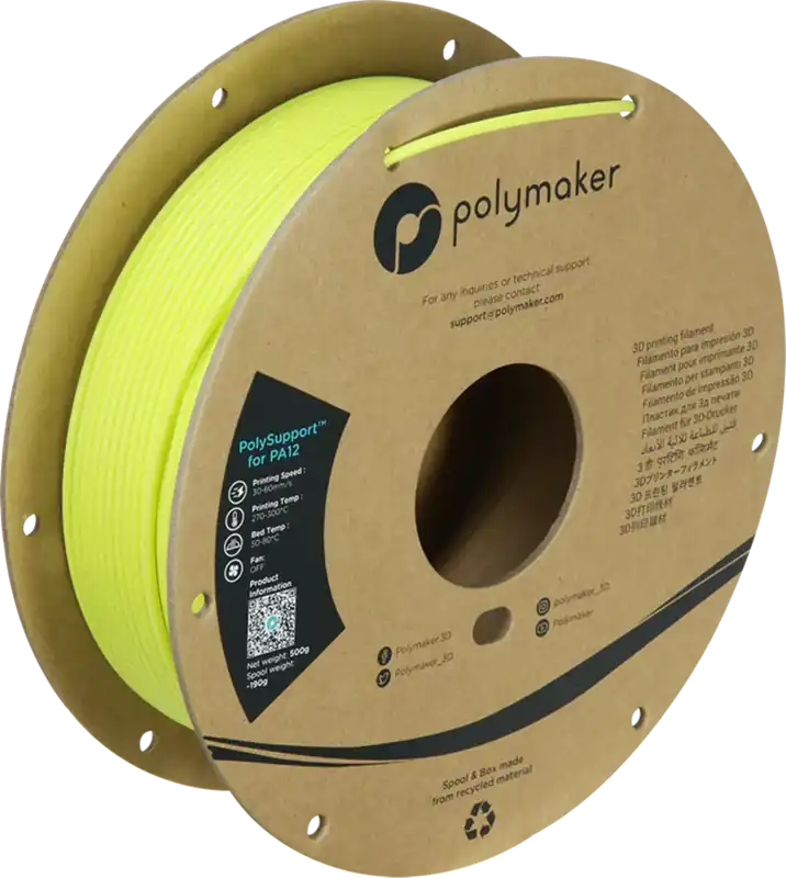 Polymaker PolySupport™ for PA12, 1,75 mm / 500 g Finální Výprodej