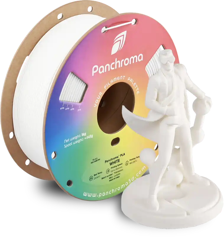 Objednat Nyní Polymaker Panchroma™ PLA White, 1,75 mm / 1000 g
