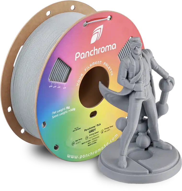 Polymaker Panchroma™ PLA Grey, 1,75 mm / 1000 g Nová Kolekce