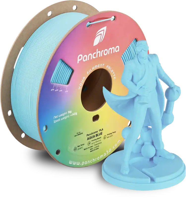 Polymaker Panchroma™ PLA Aqua Blue, 1,75 mm / 1000 g Sleva