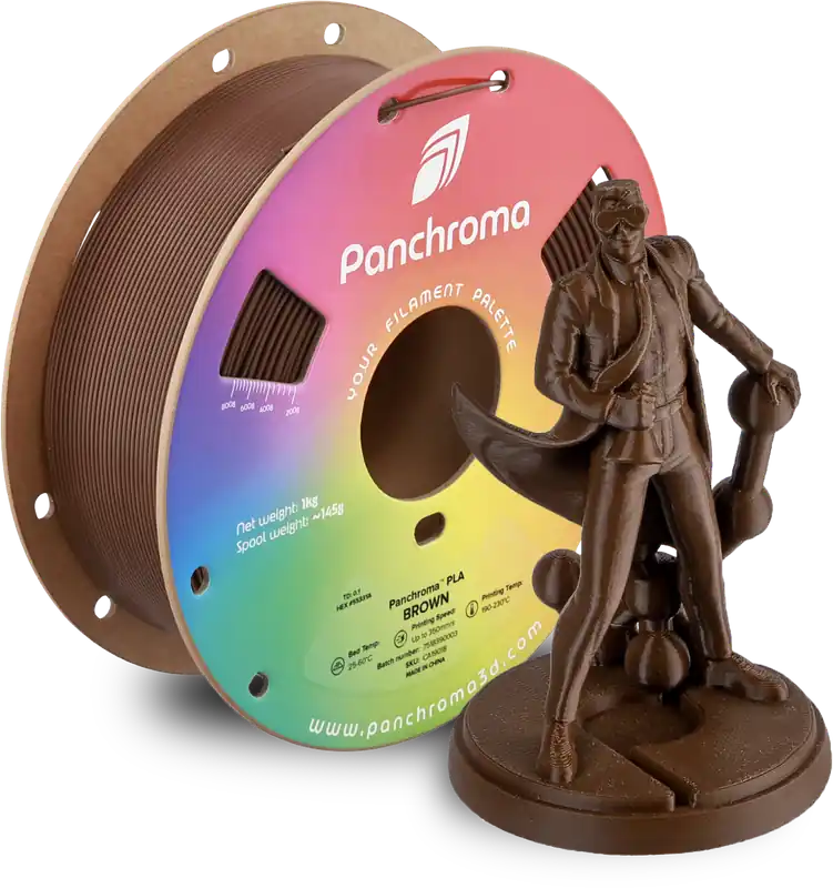 Oblíbený Polymaker Panchroma™ PLA Brown, 1,75 mm / 1000 g