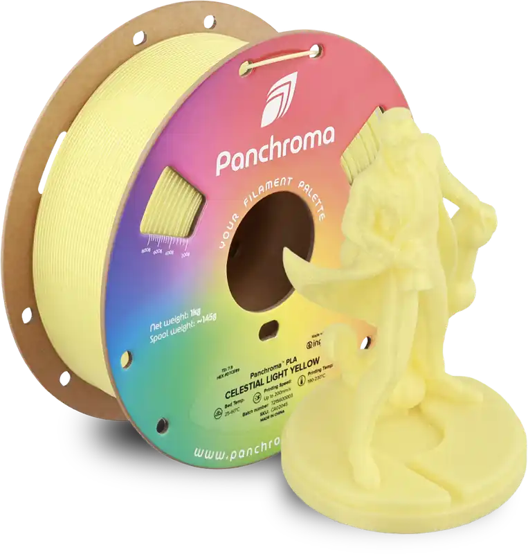 Nakupujte Hned Polymaker Panchroma™ PLA Celestial Light Yellow, 1,75 mm / 1000 g
