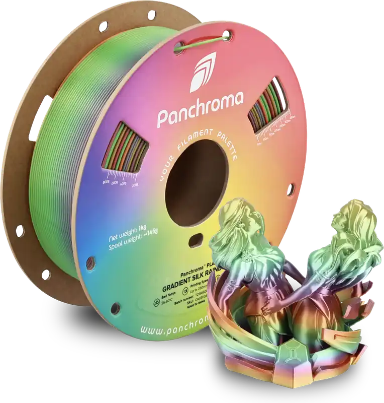 Polymaker Panchroma™ PLA Gradient Silk Rainbow, 1,75 mm / 1000 g Aktuální