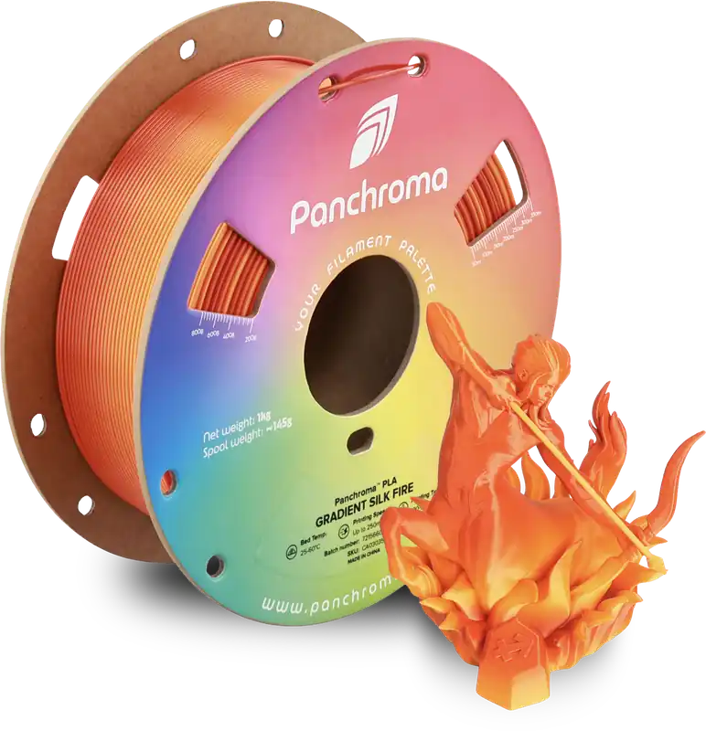 Polymaker Panchroma™ PLA Gradient Silk Fire, 1,75 mm / 1000 g Odeslání Ihned