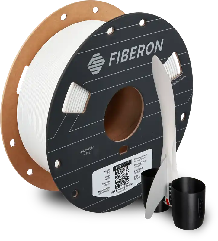 Víkendová Akce Polymaker Fiberon™ PET-GF15 White, 1,75 mm / 1000 g
