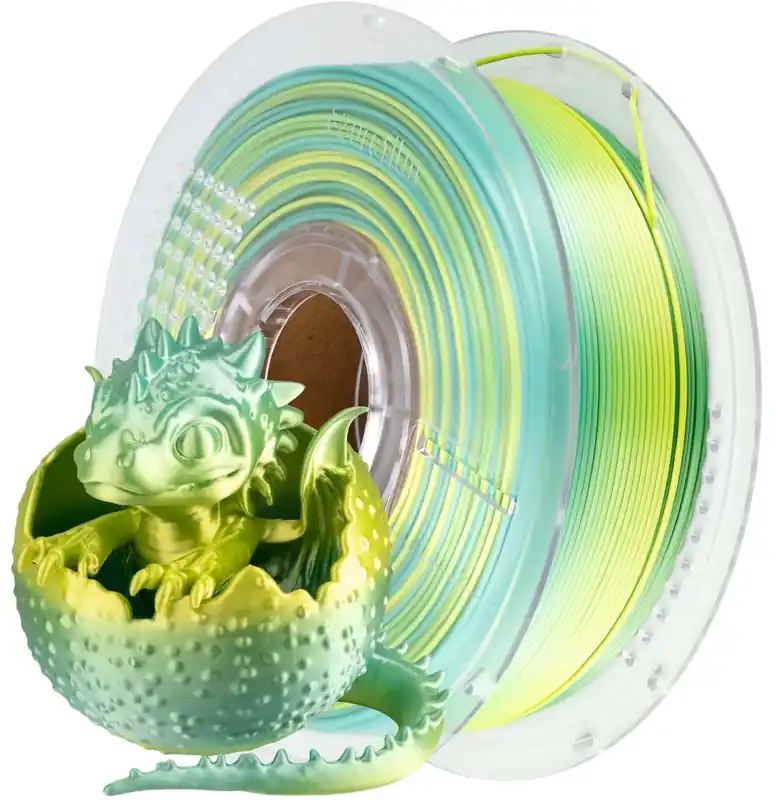 AzureFilm PLA Silk Rainbow Lemon Mist, 1,75 mm / 1000 g Horká Nabídka
