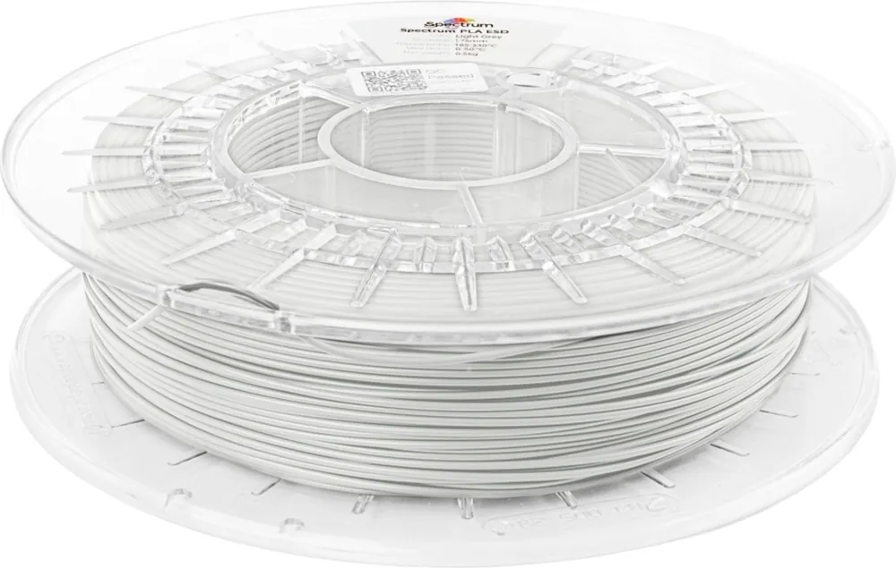 Spectrum PLA ESD Light Grey, 1,75 mm / 1000 g Akční Cena
