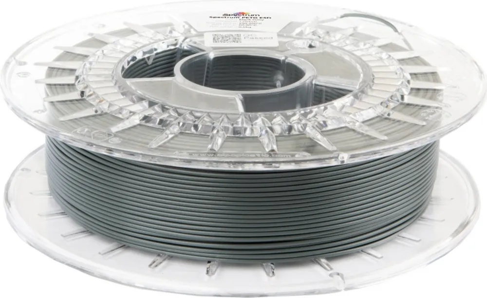 Spectrum PETG ESD Dark Grey, 1,75 mm / 500 g Jen Po Omezenou Doba