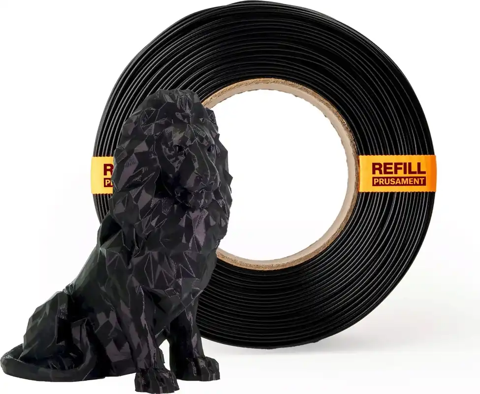 Sleva Prusa Prusament PLA Jet Black Refill (NFC), 1,75 mm / 900 g