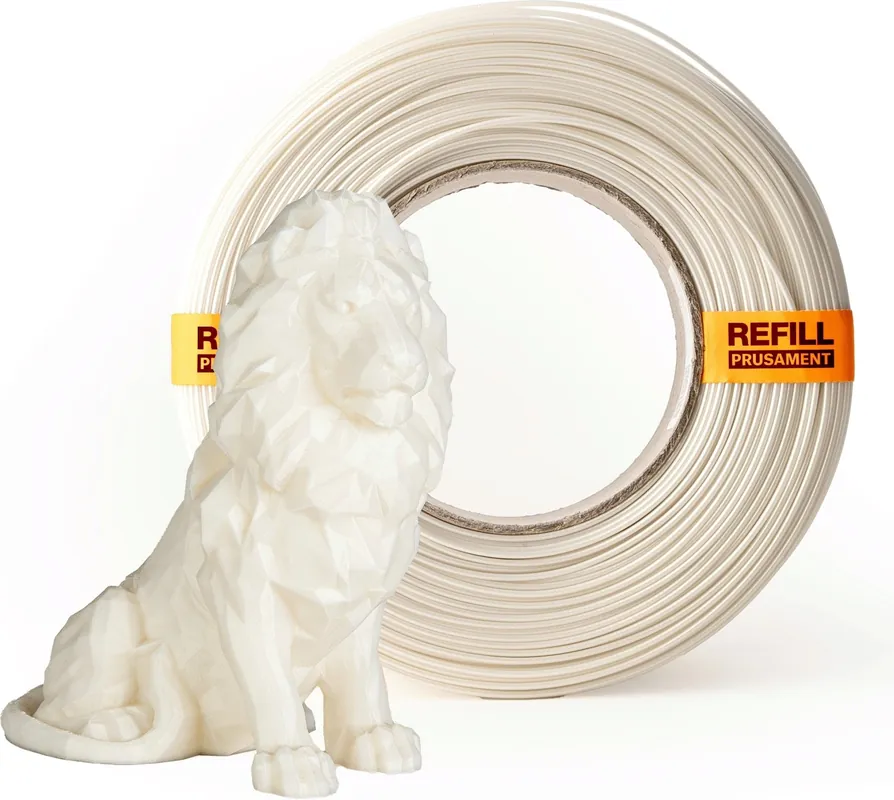 Prusa Prusament PLA Vanilla White Refill (NFC), 1,75 mm / 1000 g (900 g) Levný