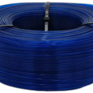 Recycling Fabrik rPETG Refill Luminiscenční safír (Blue-Translucent), 1,75 mm / 1000 g Poslední Šance