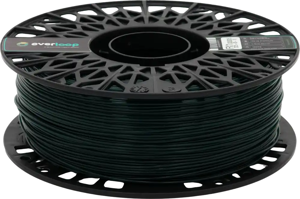 Recycling Fabrik rPETG Dark Emerald (Dark Green-Translucent), 1,75 mm / 1000 g Akce