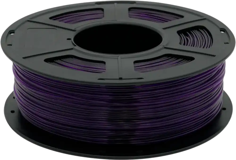 Recycling Fabrik rPETG Královský ametyst (Purple-Translucent), 1,75 mm / 1000 g Přímo Od Výrobce