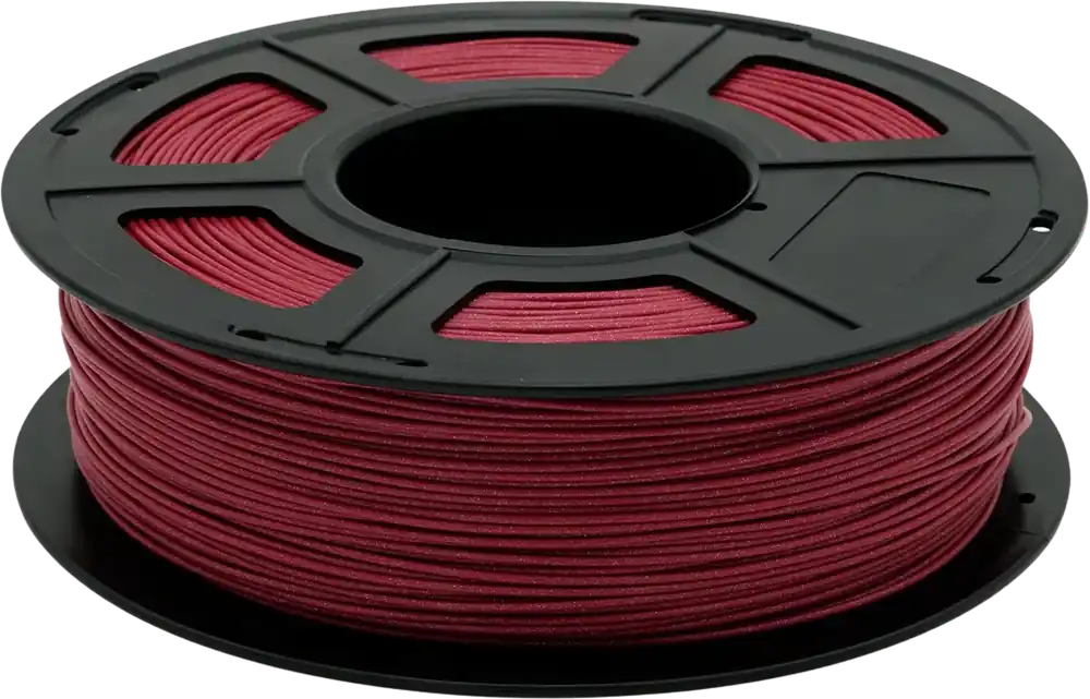 Recycling Fabrik rPLA Zářivá svíčka (Red-Glitter), 1,75 mm / 1000 g Víkendová Akce