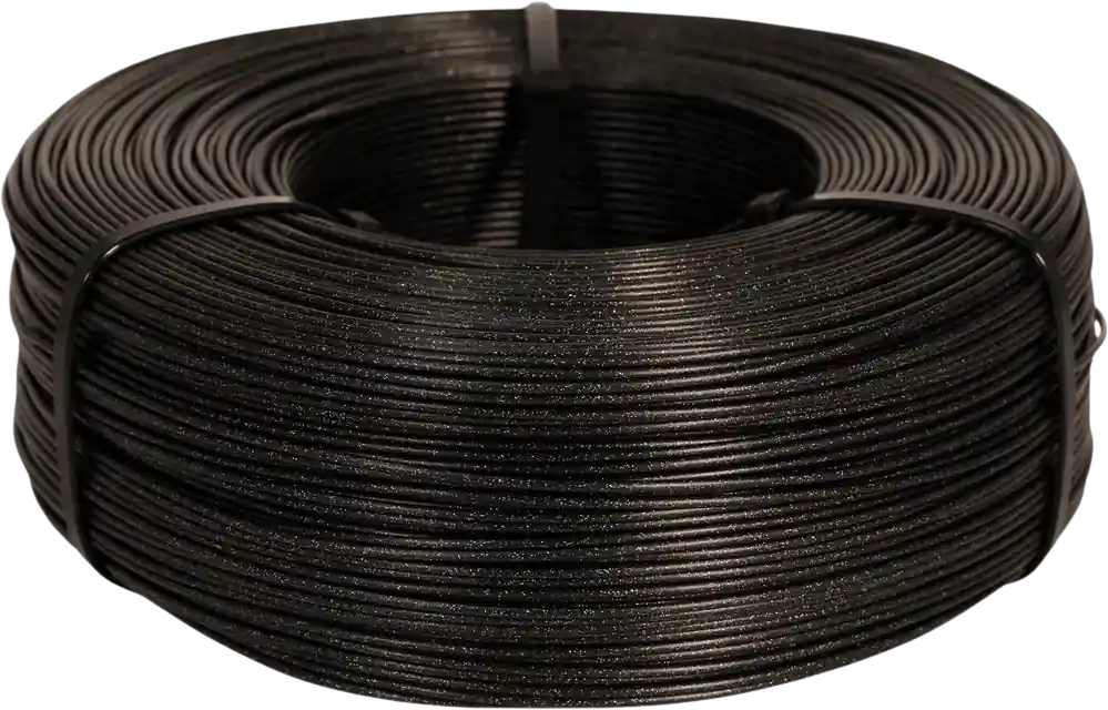 Vrácení Zdarma Recycling Fabrik rPLA Refill Třpytivá noc (Black-Glitter), 1,75 mm / 1000 g