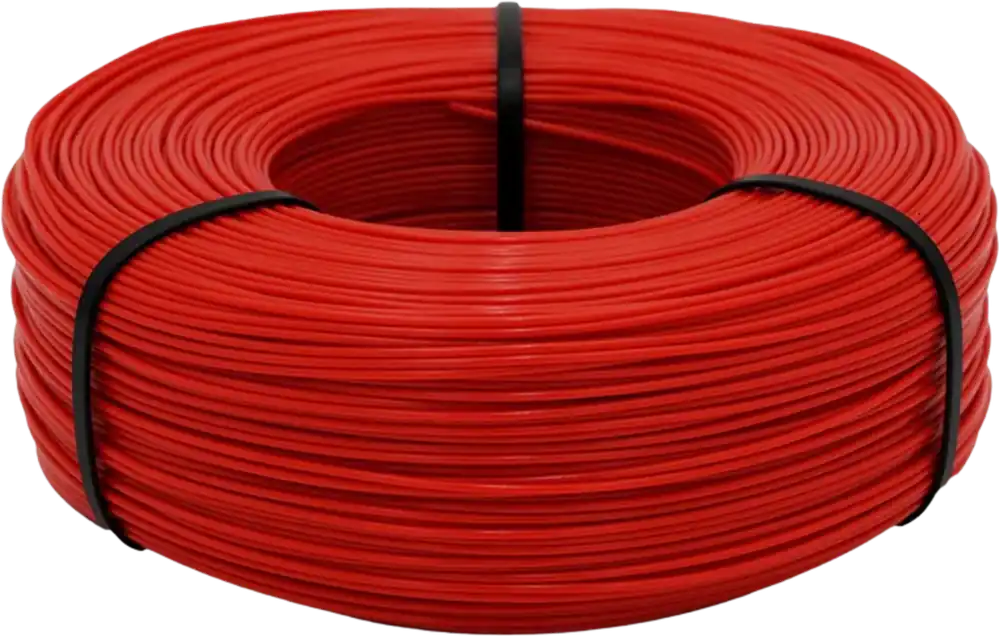 Ověřený Recycling Fabrik rPETG Refill Červený pomeranč (Red Orange), 1,75 mm / 1000 g