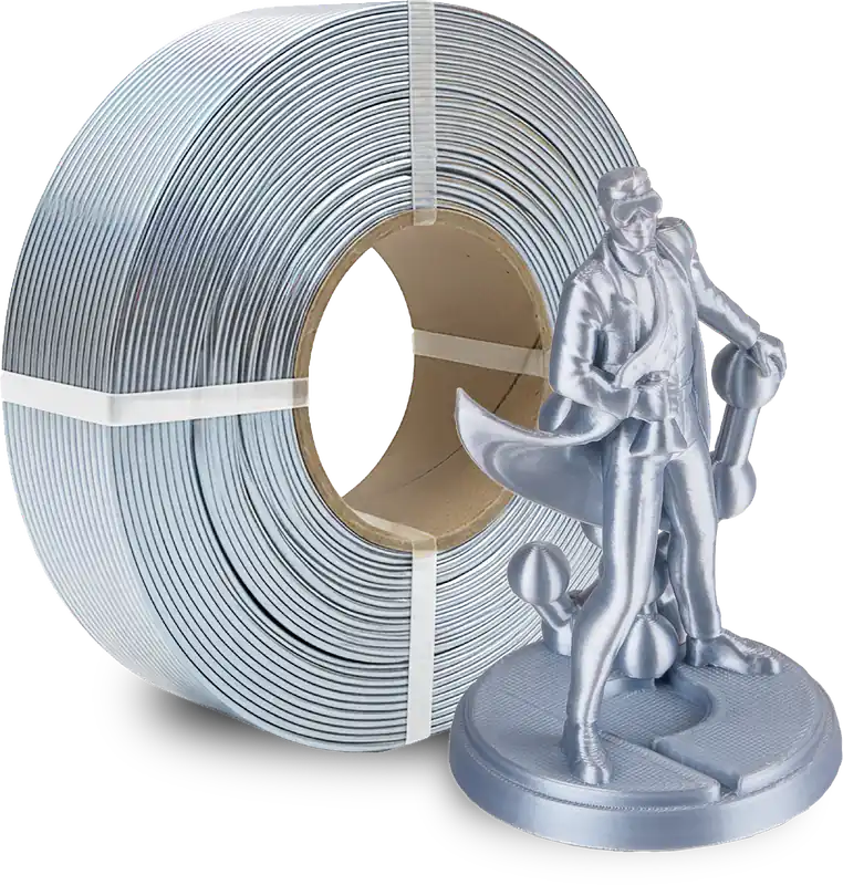 Víkendová Akce Polymaker Panchroma™ PLA Refill Silk Silver, 1,75 mm / 1000 g