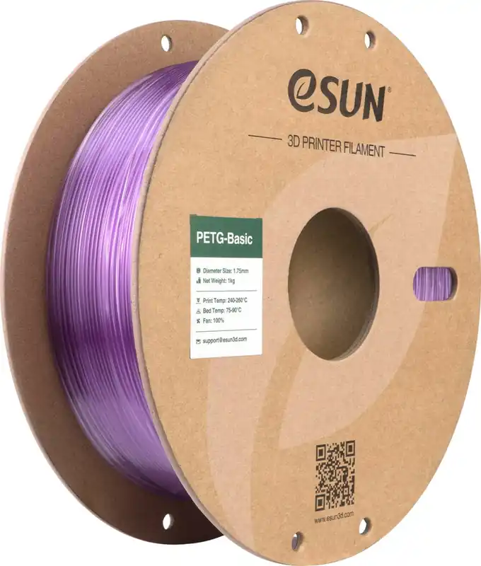 eSUN PETG-Basic Translucent Light Purple, 1,75 mm / 1000 g Dokud Zásoby Vydrží