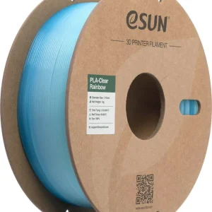 eSUN PLA-Clear Rainbow Translucent Blue White, 1,75 mm / 1000 g Super Cena