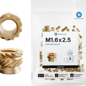 CNC Kitchen Standardní závitová vložka M1, M1.6x2.5 Hit Sezóny