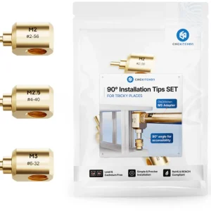 Hit Sezóny CNC Kitchen Tavicí pomůcky 90° pro závitové vložky M2-M3