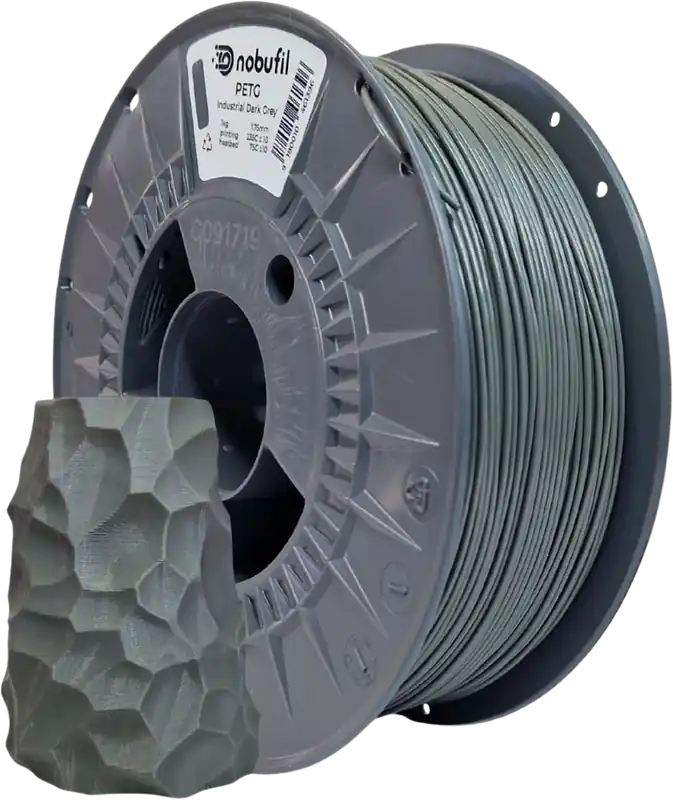 Autentický Nobufil PETG Industrial Dark Grey, 1,75 mm / 1000 g