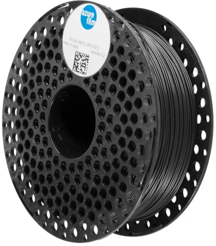 AzureFilm TPU Flexible 95A Black, 1,75 mm / 1000 g Dokud Zásoby Vydrží