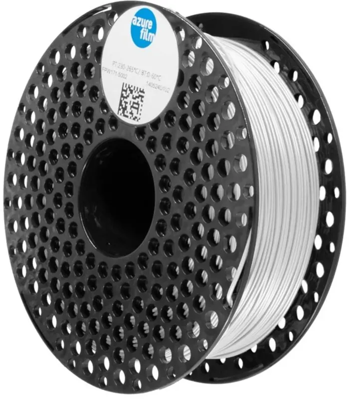 Kup Teď AzureFilm TPU Flexible 95A White, 1,75 mm / 1000 g