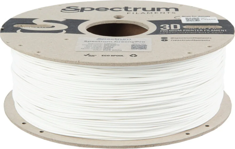 Spectrum GreenyPro Pure White, 1,75 mm / 1000 g Hit Sezóny