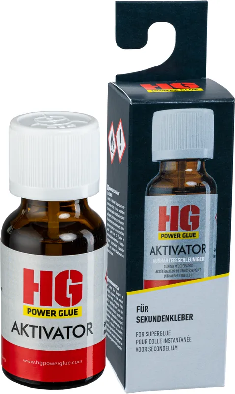 Ověřený HG Power Glue Activator Brush, 15 ml