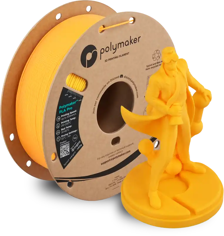 Polymaker PLA Pro Yellow, 1,75 mm / 1000 g Nízká Cena