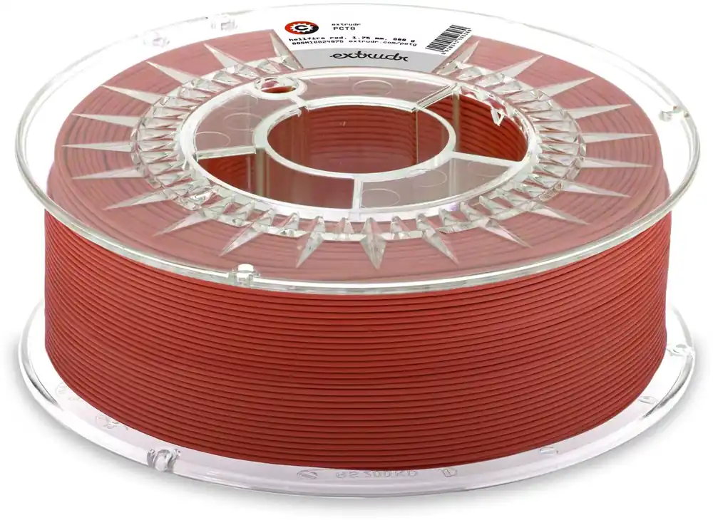 Přímo Od Výrobce Extrudr PCTG Hellfire Red, 1,75 mm / 800 g