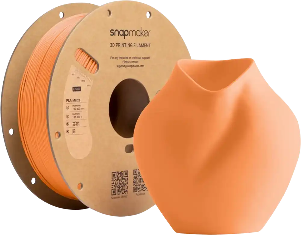 Akční Cena Snapmaker Matte PLA Lava Orange (RFID), 1,75 mm / 1000 g