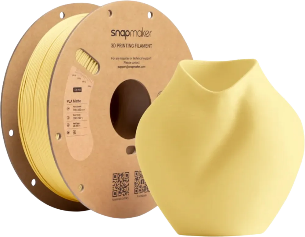 Snapmaker Matte PLA Butter Cream (RFID), 1,75 mm / 1000 g Super Cena