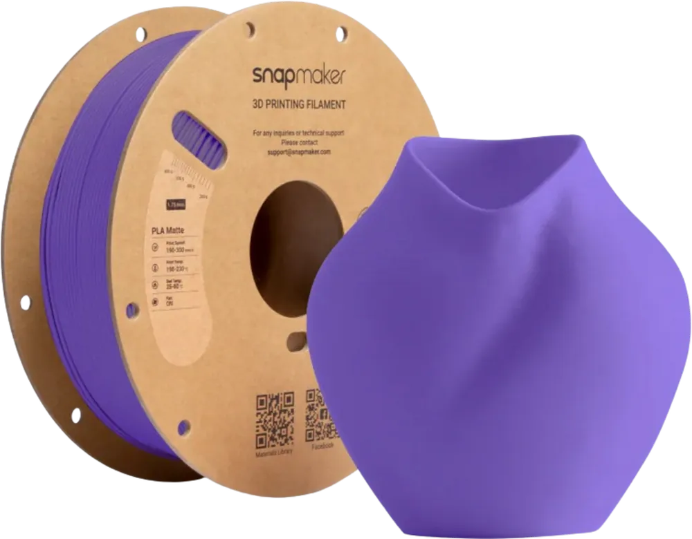 Snapmaker Matte PLA Violet Purple (RFID), 1,75 mm / 1000 g Speciální Cena