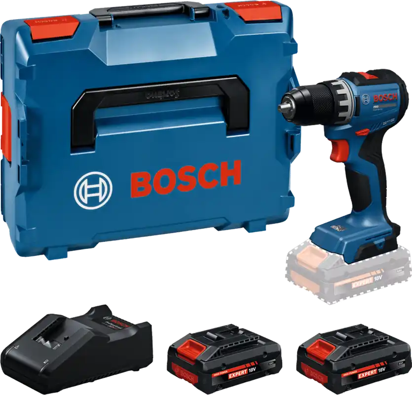 Bosch Professional GSR 18V-52 akumulátorový vrtací šroubovák, 2 x 4, 0 Ah, EXBA18V-40 Cenový Hit