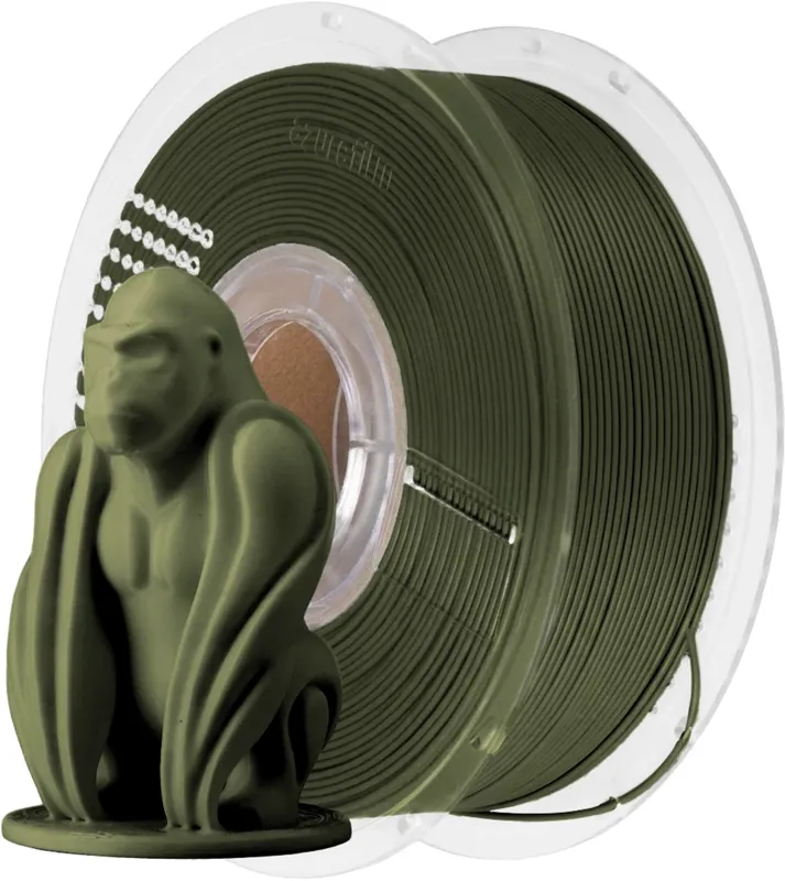 AzureFilm PLA Army Green, 1,75 mm / 1000 g Levný